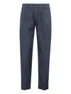 Re-hash Belt Loops Slacks In Blue