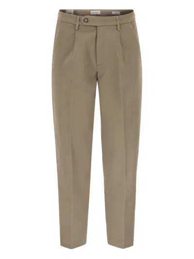 RE-HASH PLEATS CHINO TROUSERS