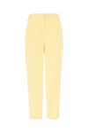 Re-hash Re_hash Woman Pants Marigold Size 31 Linen, Viscose, Polyamide In Af12