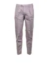Re-hash Trousers Dove Grey In Purple