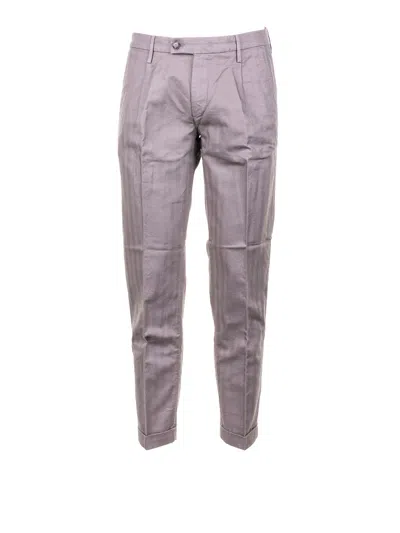 Re-hash Trousers Dove Grey In Purple