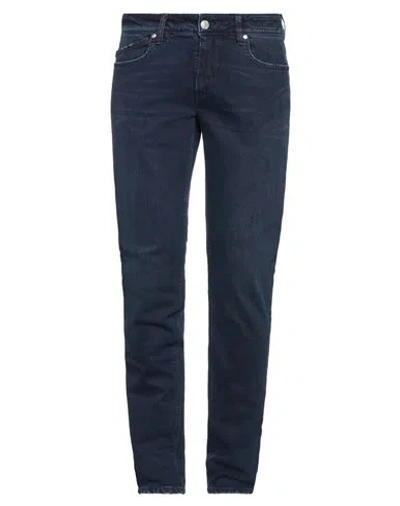 Re-hash Re_hash Man Denim Pants Blue Size 35 Cotton, Elastane