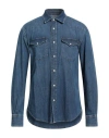 Re-hash Re_hash Man Denim Shirt Blue Size Xxl Cotton