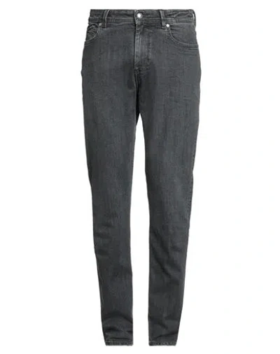 RE-HASH RE_HASH MAN JEANS BLACK SIZE 35 COTTON, ELASTANE