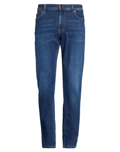 Re-hash Re_hash Man Jeans Blue Size 34 Cotton, Elastane In Black