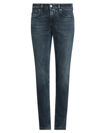 Re-hash Re_hash Man Jeans Blue Size 34 Cotton, Elastane