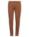Re-hash Re_hash Man Jeans Brown Size 35 Cotton, Elastane