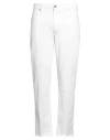 Re-hash Re_hash Man Jeans White Size 33w-30l Cotton, Elastane In White