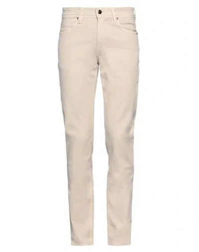 Re-hash Re_hash Man Pants Beige Size 30 Cotton, Elastane