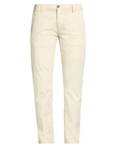 Re-hash Re_hash Man Pants Beige Size 31 Cotton, Elastane In Neutral