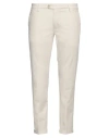 Re-hash Re_hash Man Pants Ivory Size 38 Cotton, Lyocell, Elastane In Beige