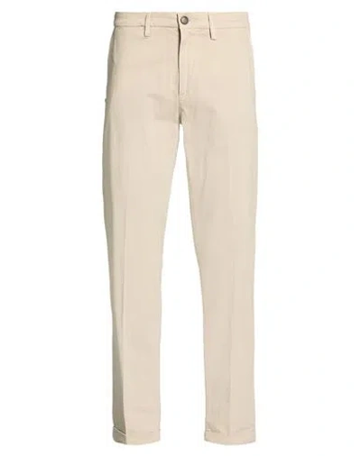 Re-hash Re_hash Man Pants Beige Size 31 Tencel Modal, Cotton, Elastane In Pattern