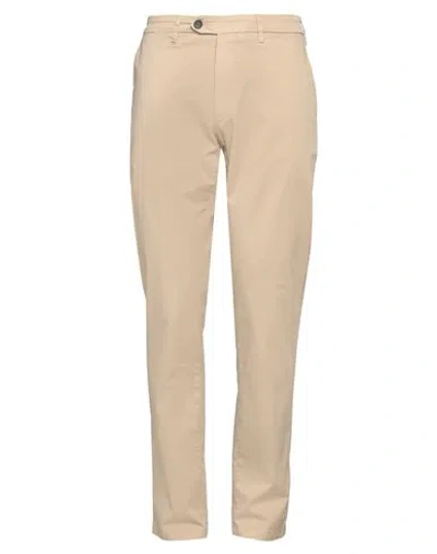 RE-HASH RE_HASH MAN PANTS BEIGE SIZE 33 COTTON, ELASTANE