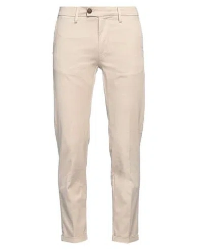 Re-hash Re_hash Man Pants Beige Size 33 Cotton, Elastane
