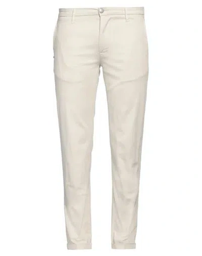 RE-HASH RE_HASH MAN PANTS BEIGE SIZE 34 COTTON, TENCEL LYOCELL, ELASTANE
