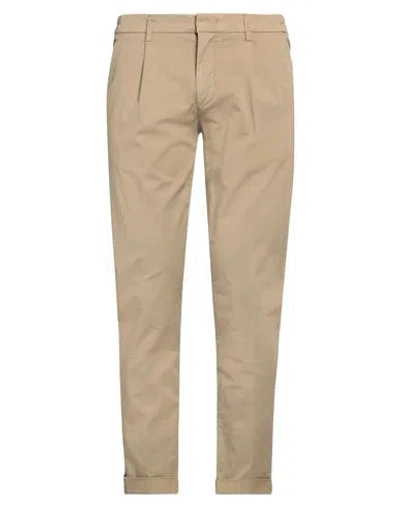 Re-hash Re_hash Man Pants Beige Size 35 Cotton, Elastane