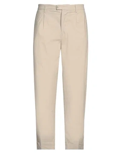 RE-HASH RE_HASH MAN PANTS BEIGE SIZE 35 LYOCELL, COTTON, ELASTANE