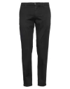 Re-hash Re_hash Man Pants Dark Brown Size 42 Cotton, Elastane In Black