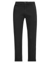 Re-hash Re_hash Man Pants Black Size 36 Cotton, Elastane In Black