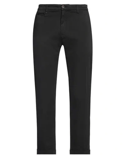 Re-hash Re_hash Man Pants Black Size 36 Cotton, Elastane