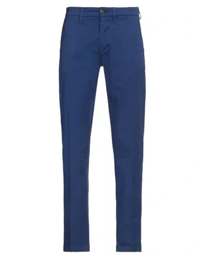Re-hash Re_hash Man Pants Blue Size 32 Cotton, Elastane
