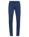 Re-hash Re_hash Man Pants Blue Size 33 Cotton, Elastane In Blue