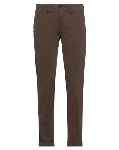 Re-hash Re_hash Man Pants Brown Size 32 Modal, Cotton, Elastane, Tencel