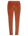 Re-hash Re_hash Man Pants Brown Size 34 Cotton, Modal, Elastane In Red