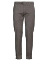 Re-hash Re_hash Man Pants Grey Size 36 Cotton, Polyester, Viscose, Elastane In Brown