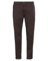 Re-hash Re_hash Man Pants Brown Size 40 Cotton, Elastane