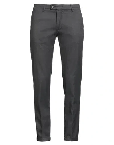 Re-hash Re_hash Man Pants Charcoal Size 33 Cotton, Modal, Elastane In Gray