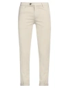 Re-hash Re_hash Man Pants Cream Size 32 Cotton, Lyocell, Elastane In White