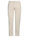 Re-hash Re_hash Man Pants Cream Size 33 Cotton, Elastane In White
