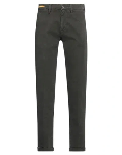 Re-hash Re_hash Man Pants Dark Green Size 30 Cotton, Elastane