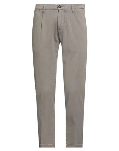 Re-hash Re_hash Man Pants Grey Size 31 Cotton, Elastane
