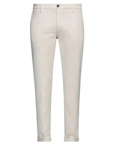Re-hash Re_hash Man Pants Ivory Size 38 Cotton, Lyocell, Elastane In White