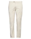 Re-hash Re_hash Man Pants Ivory Size 35 Cotton, Elastane In White