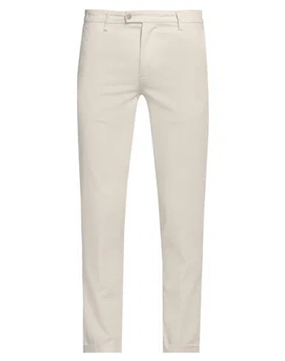 RE-HASH RE_HASH MAN PANTS IVORY SIZE 34 COTTON, LYOCELL, ELASTANE