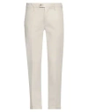 Re-hash Re_hash Man Pants Beige Size 31 Cotton, Elastane In White
