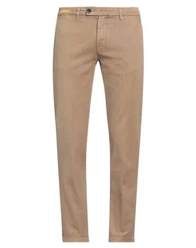 RE-HASH RE_HASH MAN PANTS KHAKI SIZE 33 COTTON, ELASTANE