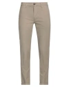 Re-hash Re_hash Man Pants Khaki Size 33 Cotton, Polyester, Elastane In Beige