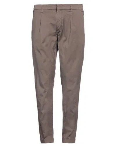 RE-HASH RE_HASH MAN PANTS KHAKI SIZE 35 COTTON, ELASTANE