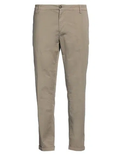 Re-hash Re_hash Man Pants Khaki Size 42 Cotton, Elastane In Beige