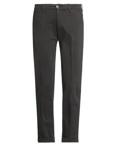 Re-hash Re_hash Man Pants Lead Size 30 Cotton, Elastane In Gray