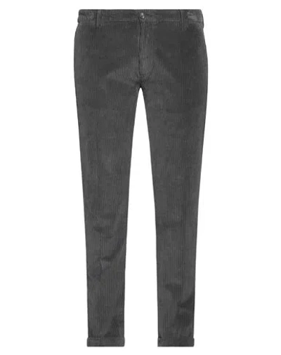 Re-hash Re_hash Man Pants Lead Size 31 Cotton, Elastane In Grey