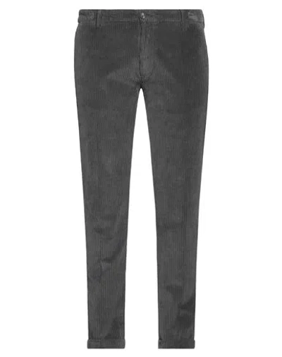 Re-hash Re_hash Man Pants Lead Size 38 Cotton, Elastane In Grey
