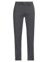 Re-hash Re_hash Man Pants Lead Size 35 Cotton, Lyocell, Elastane In Grey