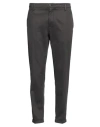 Re-hash Re_hash Man Pants Lead Size 34 Cotton, Lyocell, Elastane In Grey