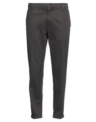 Re-hash Re_hash Man Pants Lead Size 34 Cotton, Lyocell, Elastane In Grey