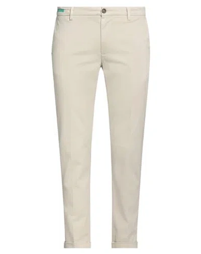 Re-hash Re_hash Man Pants Light Grey Size 38 Cotton, Lyocell, Elastane In White